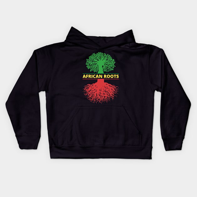 African Roots Kids Hoodie by Meow_My_Cat